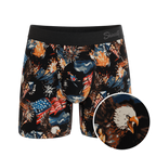 The Declaration | Americana Eagles Ball Hammock® Pouch Underwear - Shinesty