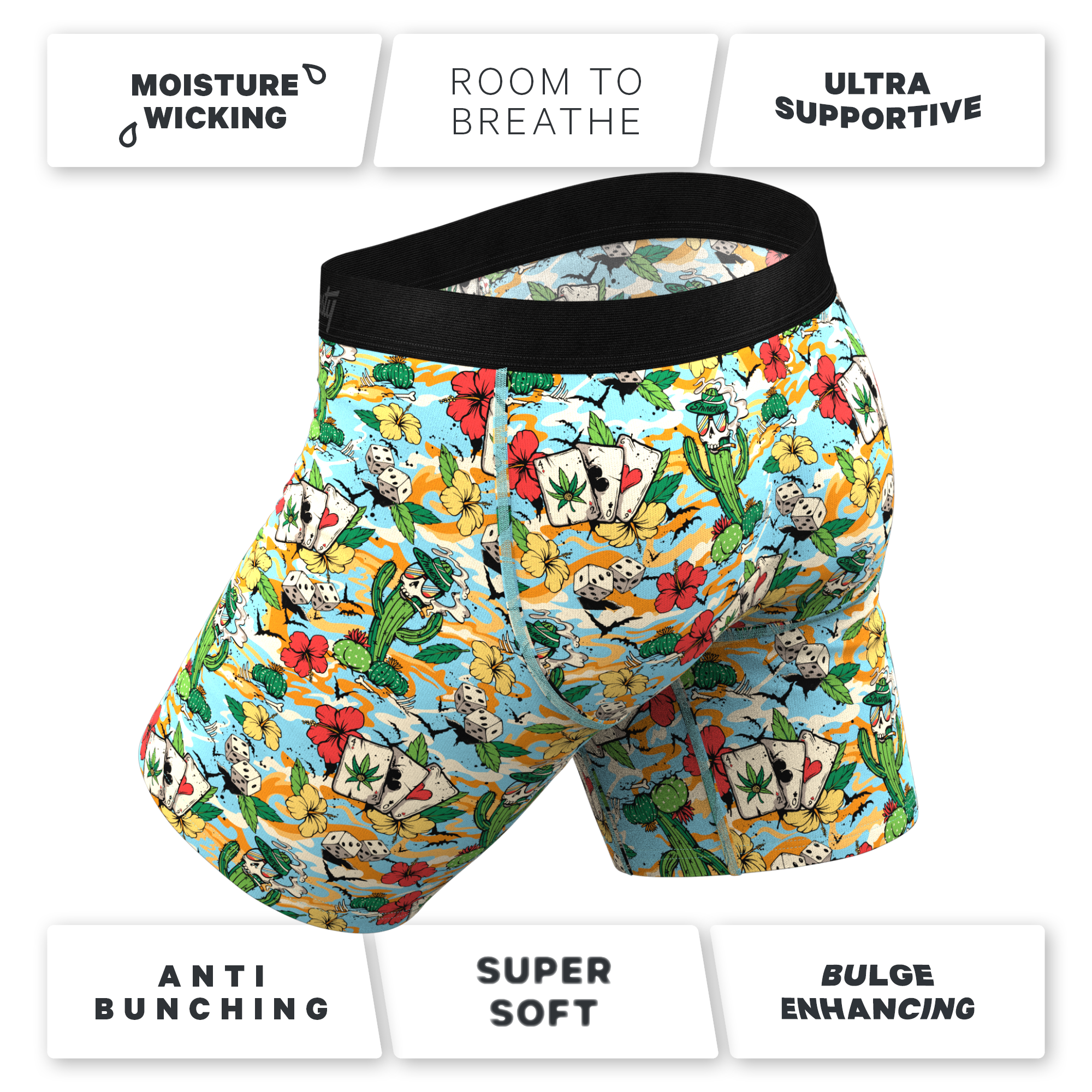 The Desert Oasis | Vegas Ball Hammock® Boxer - Long Leg - Shinesty