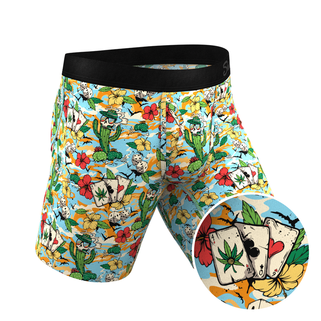 The Desert Oasis | Vegas Ball Hammock® Boxer - Long Leg - Shinesty