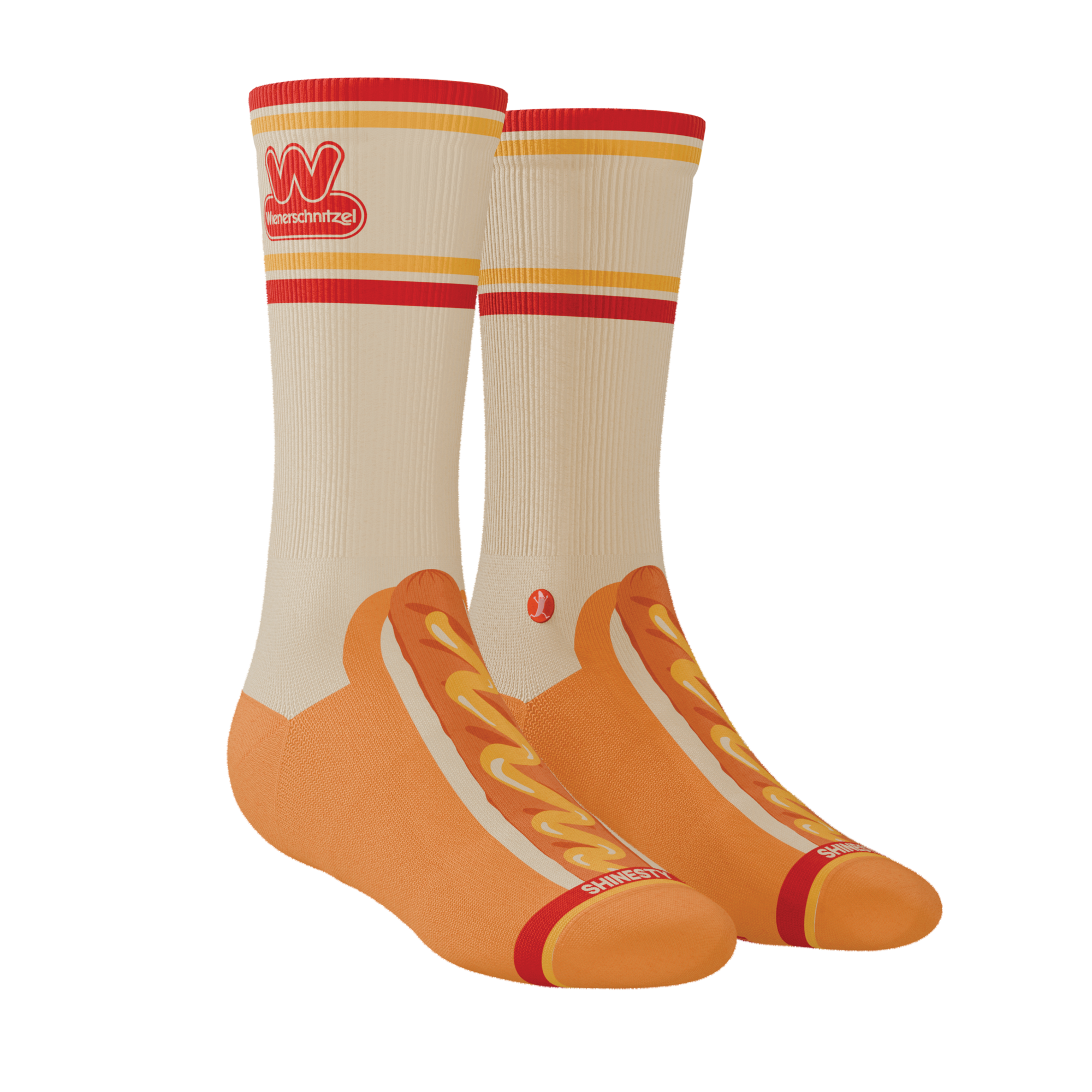 The Dog On Dog | Shinesty x Wienerschnitzel Heel Hammock™ Crew Socks - Shinesty
