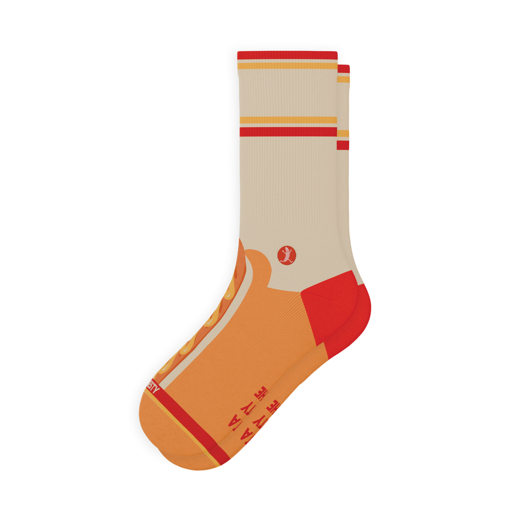 The Dog On Dog | Shinesty x Wienerschnitzel Heel Hammock™ Crew Socks - Shinesty