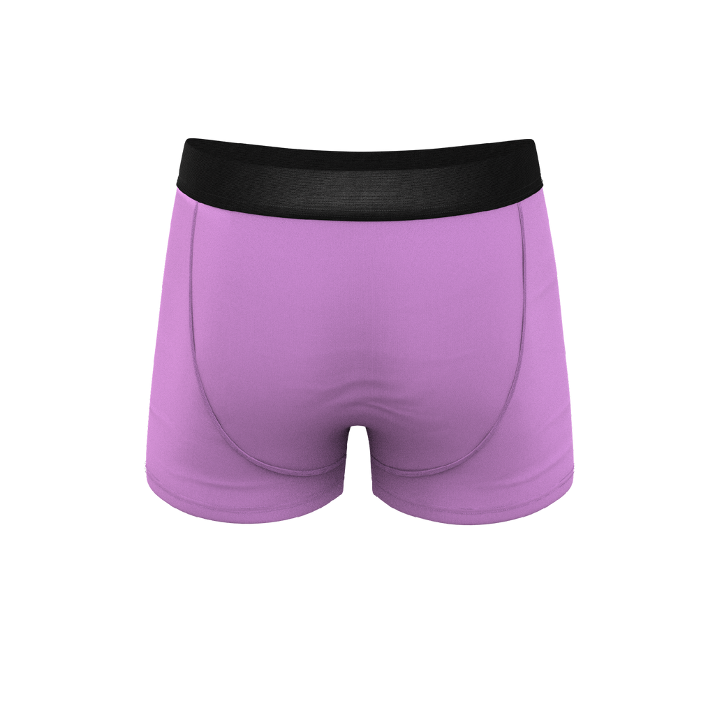 The Double Entendre | Eggplant Ball Hammock® Pouch Trunks Underwear - Shinesty