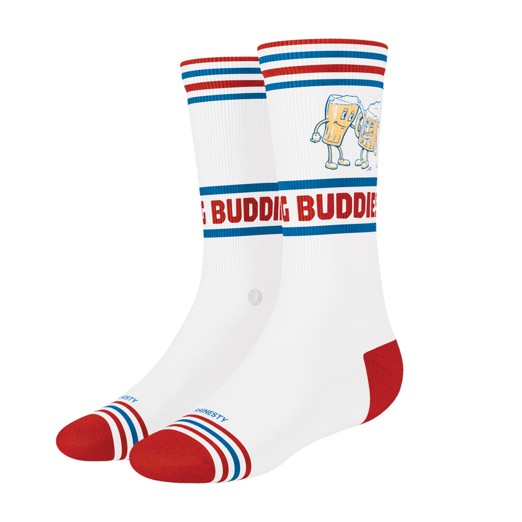 The Drinking Buddies | Beer Heel Hammock™ Crew Socks - Shinesty