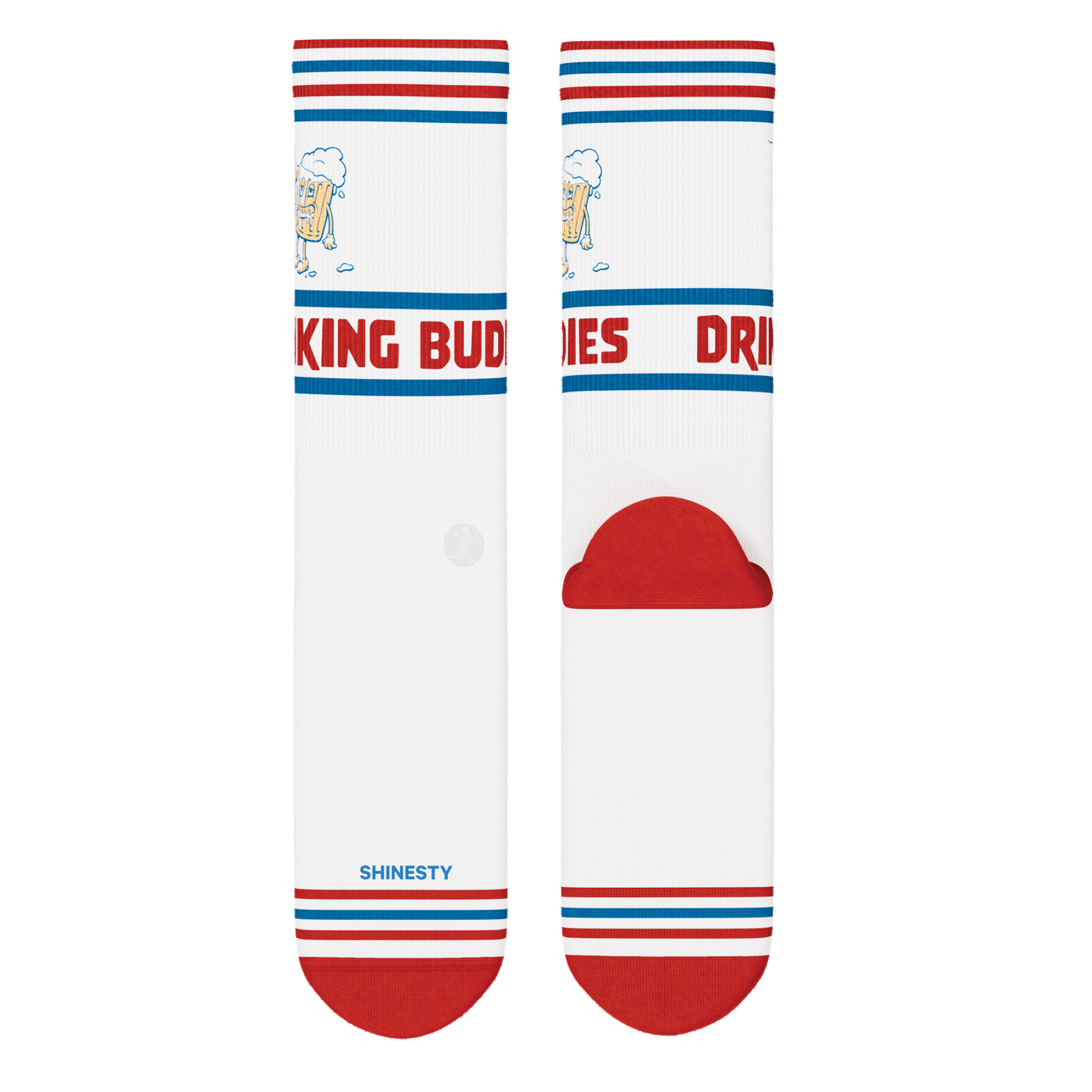 The Drinking Buddies | Beer Heel Hammock™ Crew Socks - Shinesty