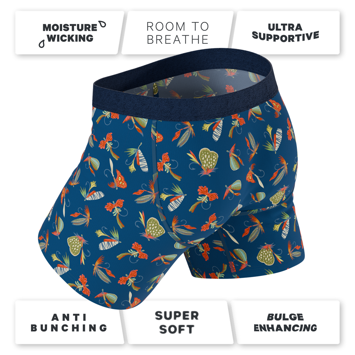 The Dry Fly | Fly Fishing Ball Hammock® Pouch Underwear - Shinesty