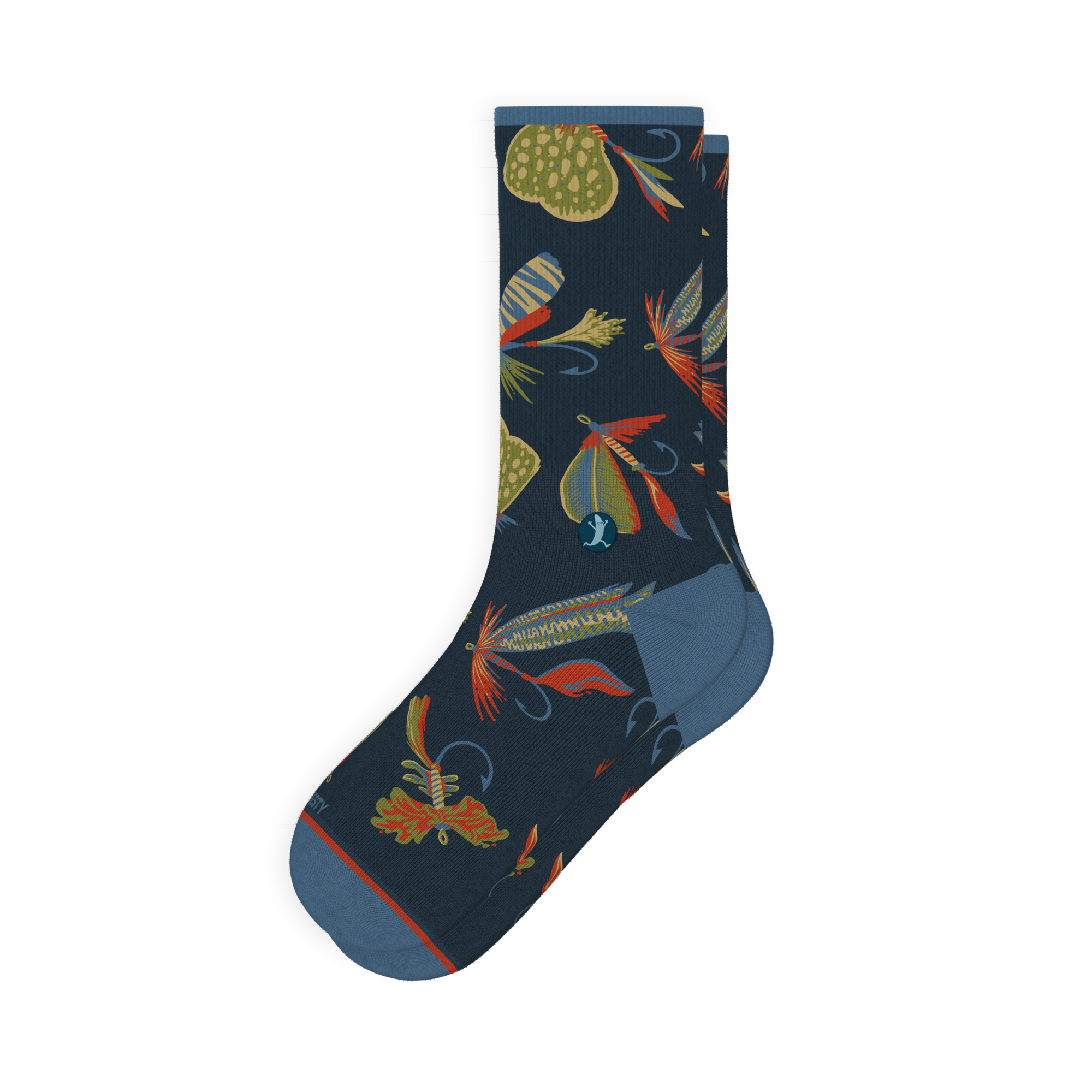 The Dry Fly | Fly Fishing Heel Hammock™ Crew Socks - Shinesty