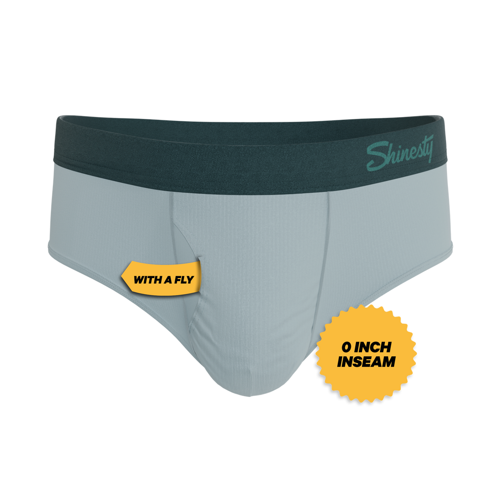 The Dry Ice | Muted Steel Blue Ball Hammock® Pouch Underwear Briefs - Shinesty