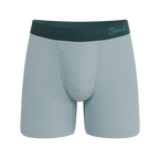 The Dry Ice | Muted Steel Blue Ball Hammock® Pouch Underwear With Fly - Shinesty