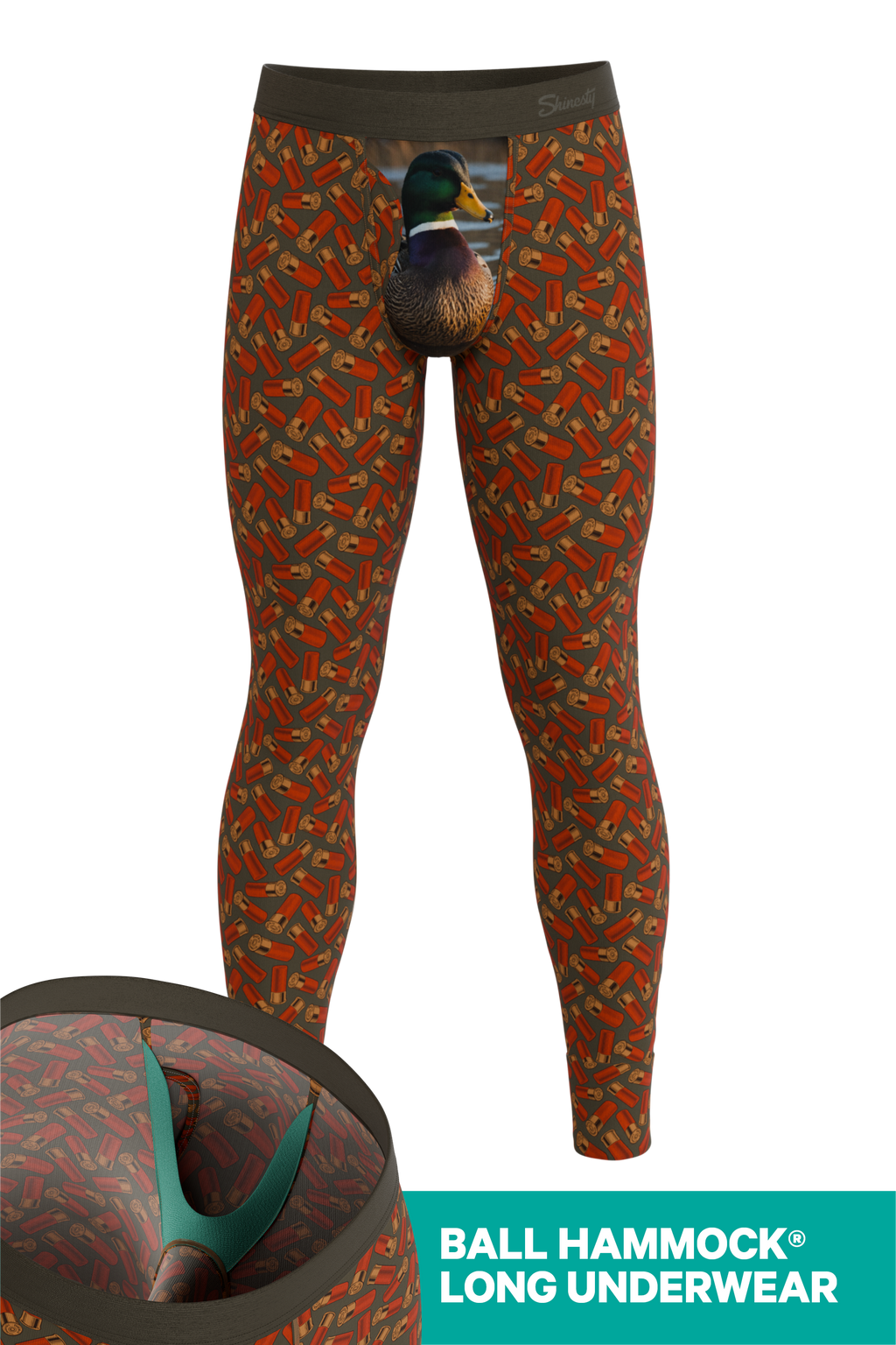 The Duck & Cover | Mallard Ball Hammock® Long Johns - Shinesty