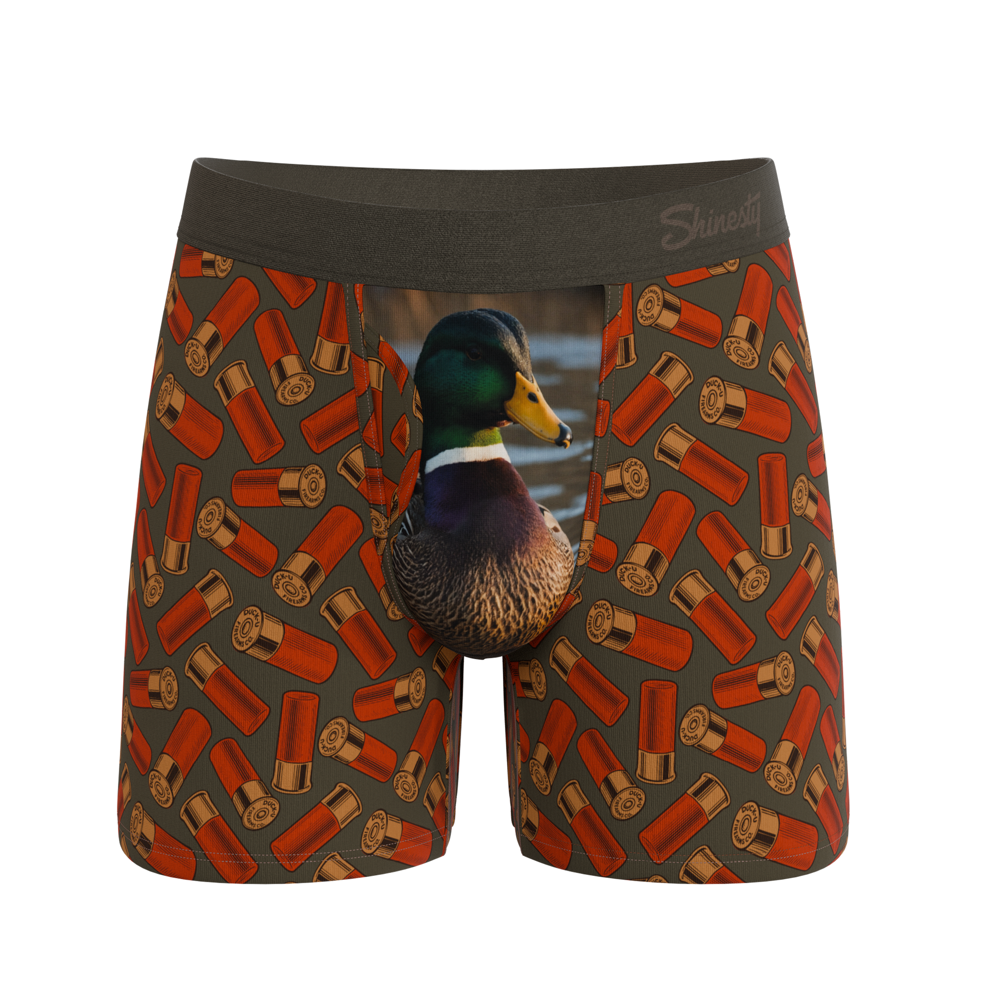 The Duck & Cover | Mallard Ball Hammock® Pouch Underwear With Fly - Shinesty