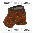 The Duck & Cover | Mallard Ball Hammock® Pouch Underwear With Fly - Shinesty