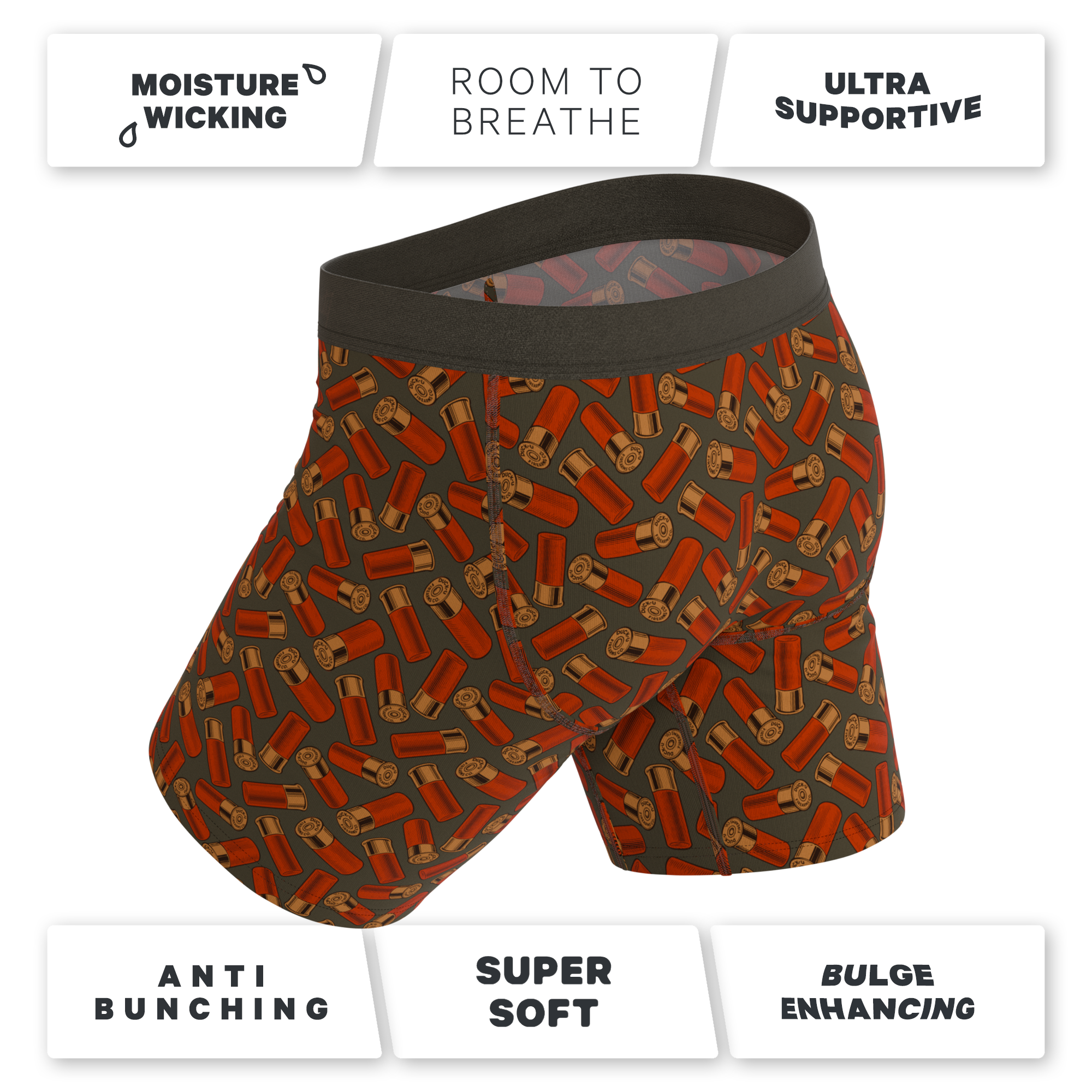 The Duck & Cover | Mallard Ball Hammock® Boxer - Long Leg - Shinesty