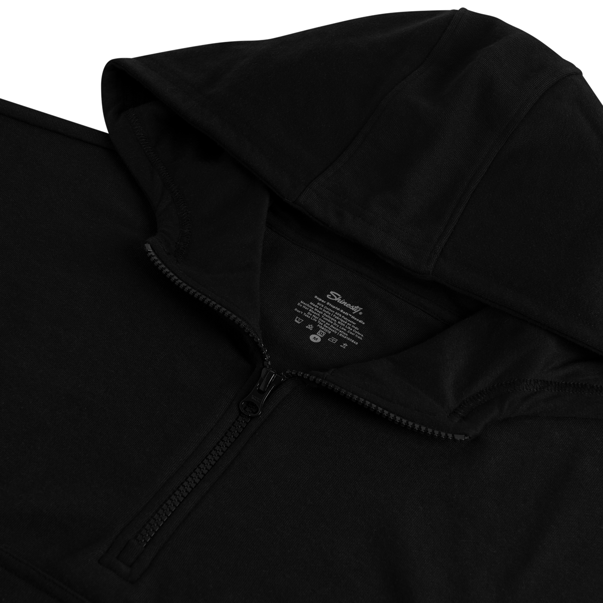 The Threat Level Midnight | Black Goldilocks™ Women’s Half Zip Lounge Hoodie - Shinesty
