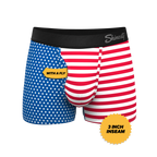 The Ellis Island | USA Flag Ball Hammock® Pouch Trunk Underwear - Shinesty