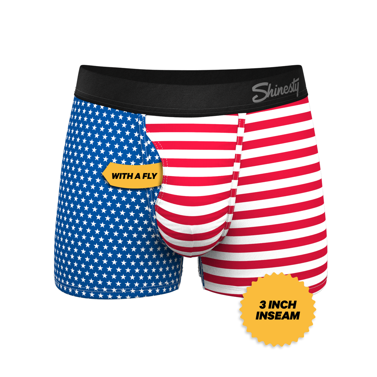 The Ellis Island | USA Flag Ball Hammock® Pouch Trunk Underwear - Shinesty