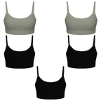 The Evergreen | Boob Hammock™ Scoop Bralette 5 Pack - Shinesty