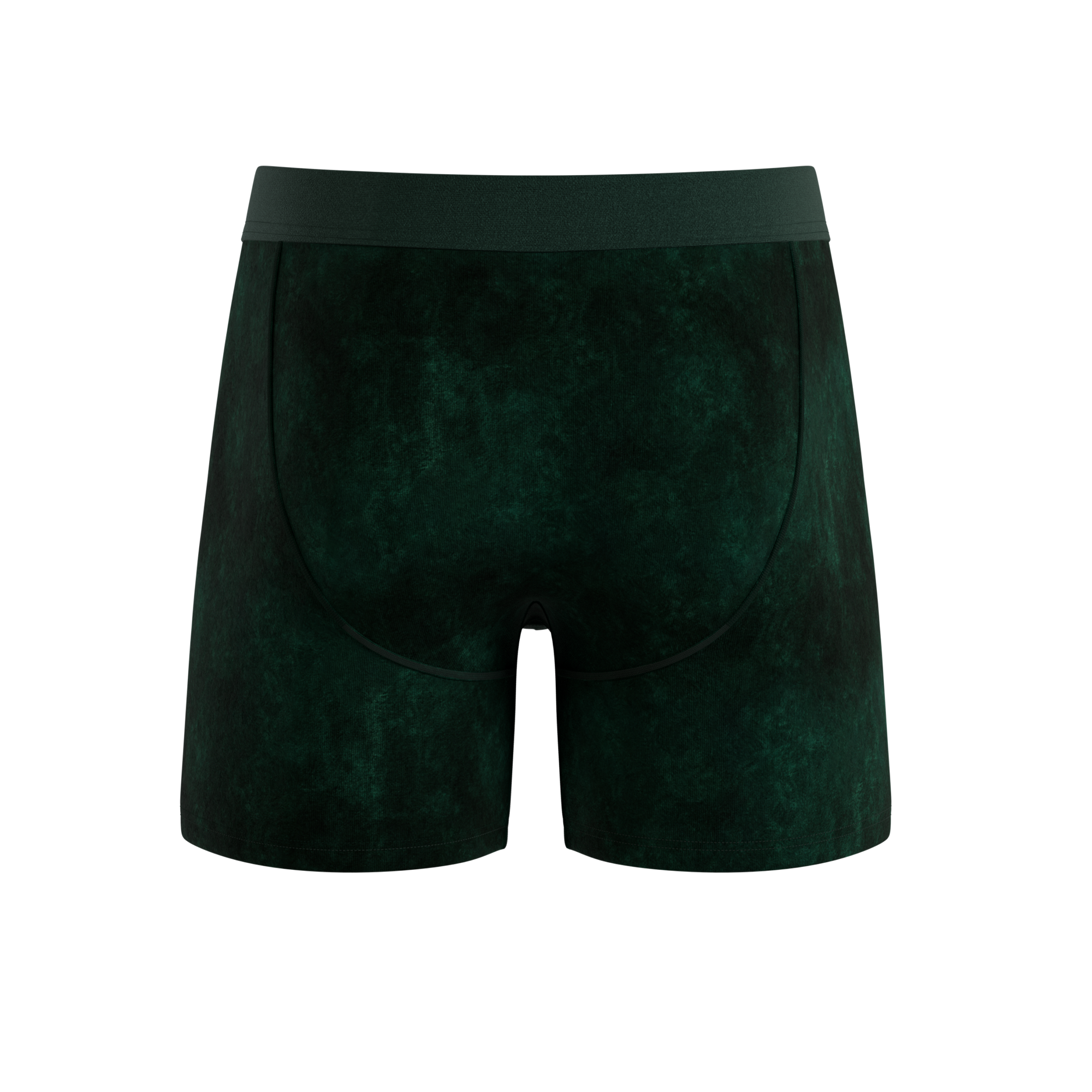 The Extravagance | Dark Green Velvet Ball Hammock Pouch® Boxer - Shinesty