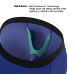 The Fancy Feather | Peacock Ball Hammock® Boxer - Long Leg - Shinesty