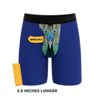 The Fancy Feather | Peacock Ball Hammock® Boxer - Long Leg - Shinesty