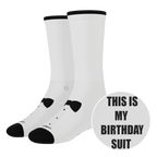 The Fancy Foot | Tuxedo Heel Hammock™ Crew Socks - Shinesty