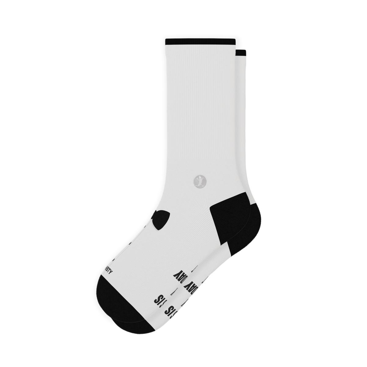 The Fancy Foot | Tuxedo Heel Hammock™ Crew Socks - Shinesty