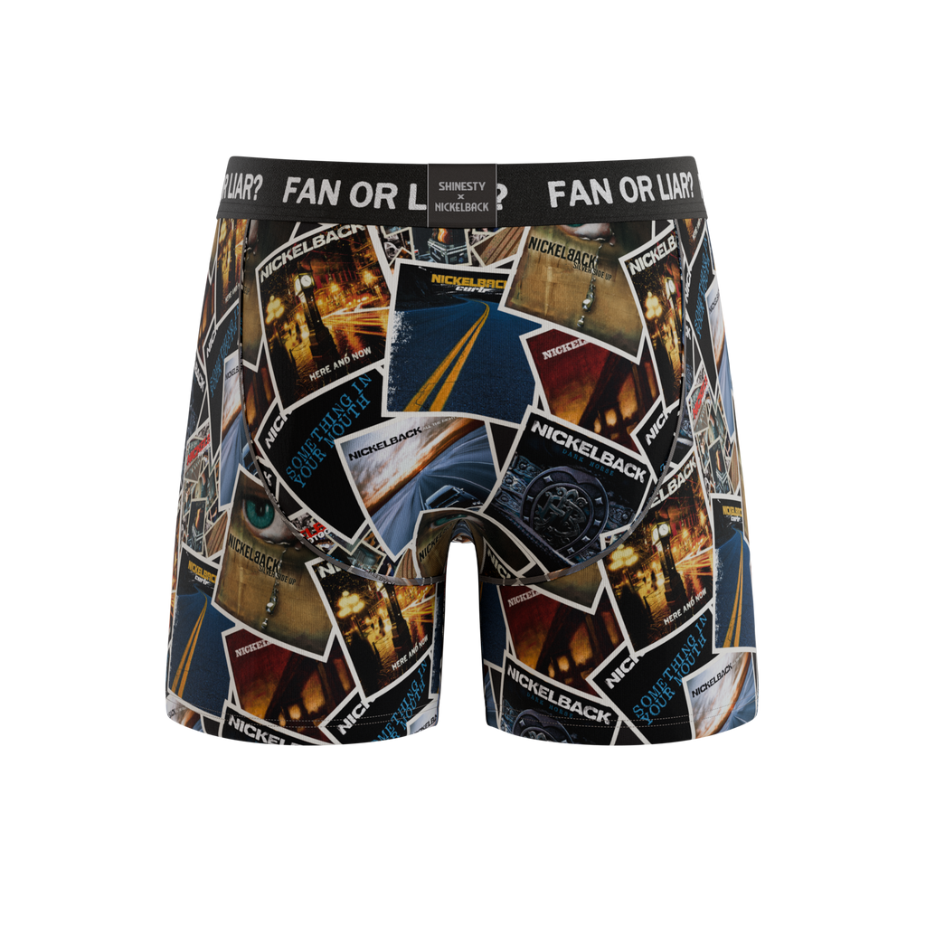 The Fan or Liar | Shinesty X Nickelback Albums Ball Hammock® Pouch Underwear With Fly - Shinesty