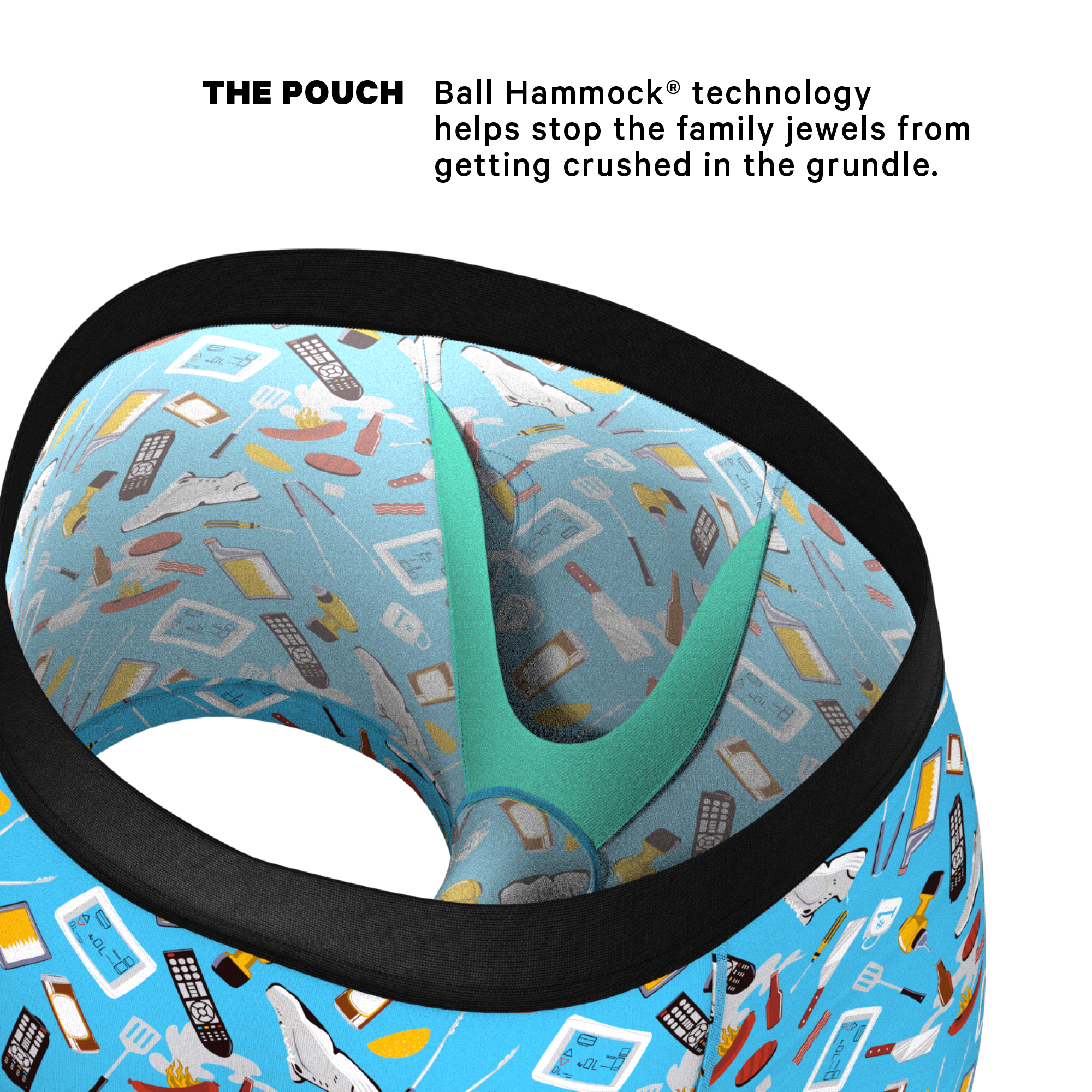 The Father Figures | Dad Gear Ball Hammock® Pouch Trunks Underwear - Shinesty