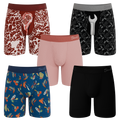 The Father's Day | Long Leg Ball Hammock® Pouch Underwear With Fly 5 Pack - Shinesty