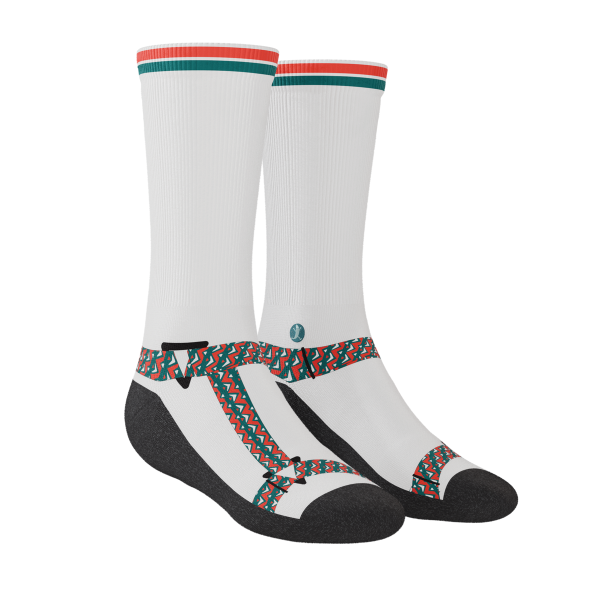 The Faux Pas | Velcro Sandal Heel Hammock™ Crew Socks - Shinesty