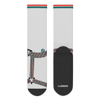 The Faux Pas | Velcro Sandal Heel Hammock™ Crew Socks - Shinesty
