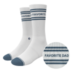 The Favorite Dad | Father's Day Heel Hammock™ Crew Socks - Shinesty