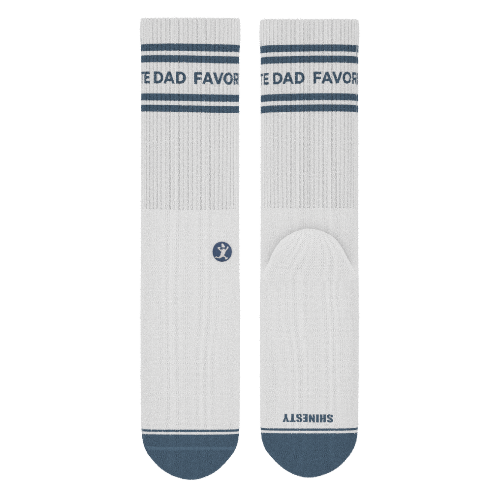 The Favorite Dad | Father's Day Heel Hammock™ Crew Socks - Shinesty