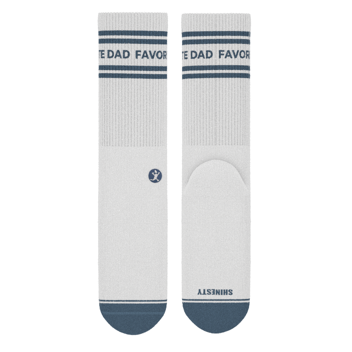 The Favorite Dad | Father's Day Heel Hammock™ Crew Socks - Shinesty