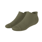The Fields Of Green | Oil Green Heel Hammock™ Ankle Socks - Shinesty