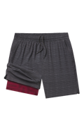 The Finish Line | Grey and Red Ball Hammock® 7 Inch Athletic Shorts - Shinesty