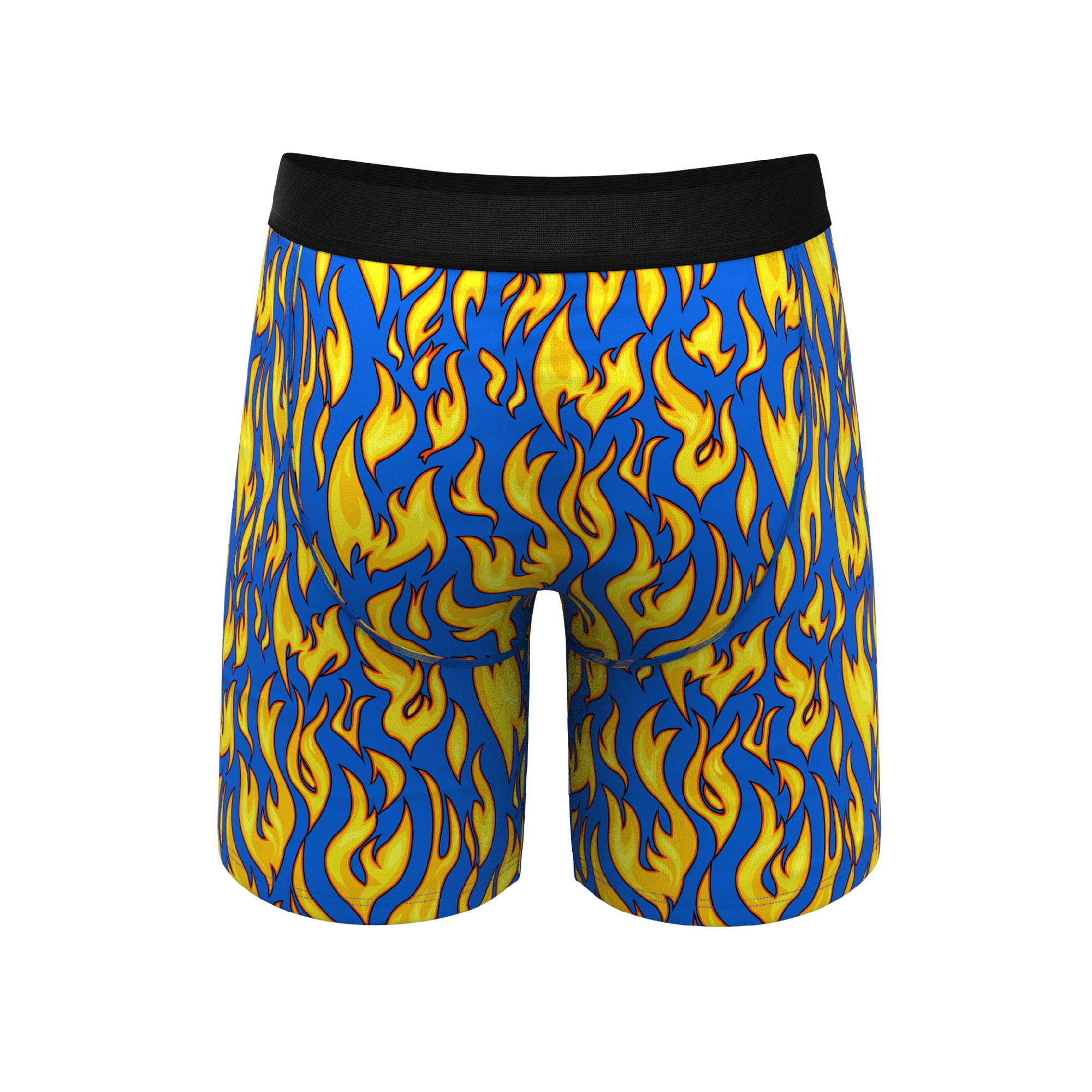The Fire Crotch | Flames Ball Hammock® Boxer - Long Leg - Shinesty