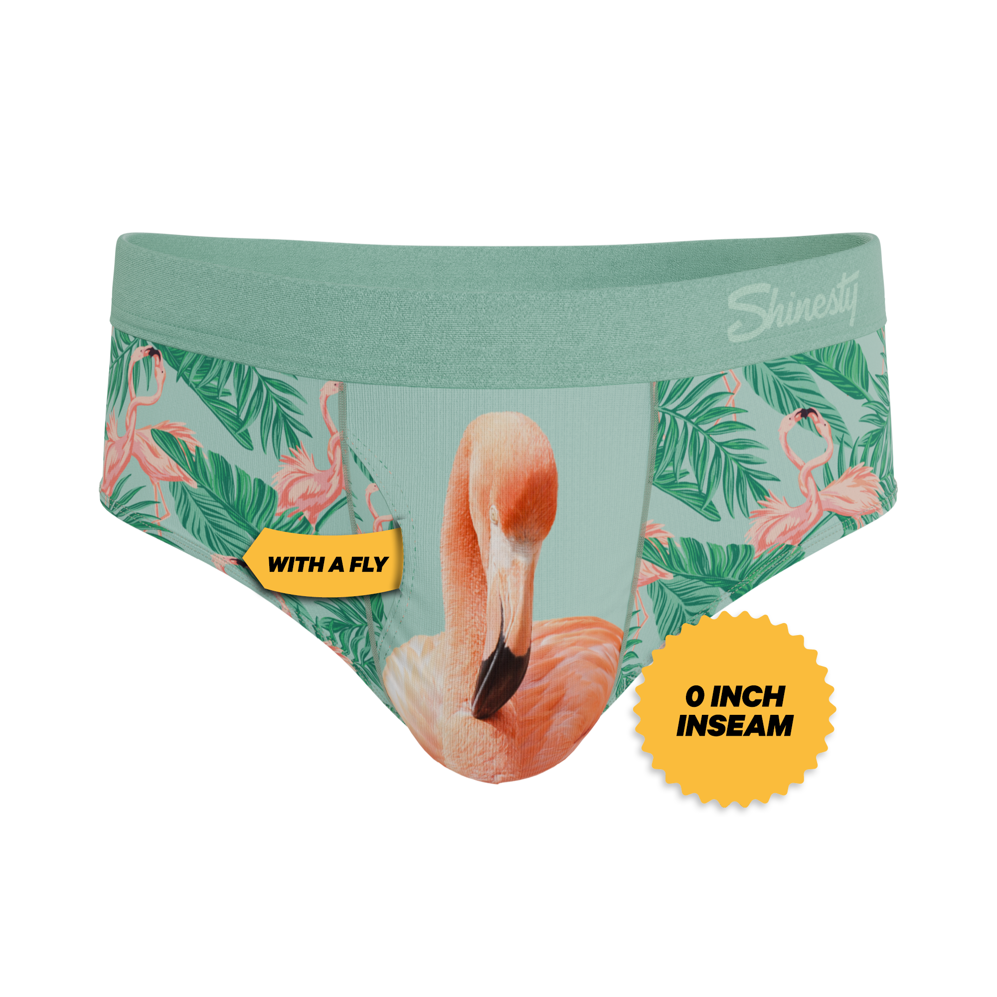 The Flamboyance | Flamingo Ball Hammock® Pouch Underwear Briefs - Shinesty
