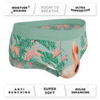 The Flamboyance | Flamingo Ball Hammock® Pouch Underwear Briefs - Shinesty