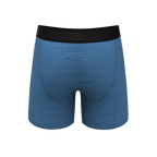 The Fleck Me | Heather Blue Flecked Ball Hammock® Pouch Underwear - Shinesty