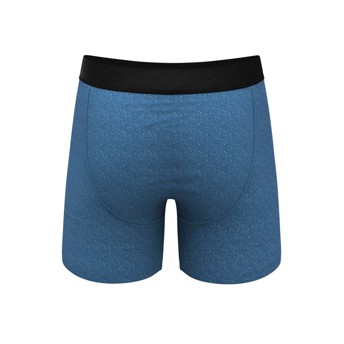 The Fleck Me | Heather Blue Flecked Ball Hammock® Pouch Underwear - Shinesty