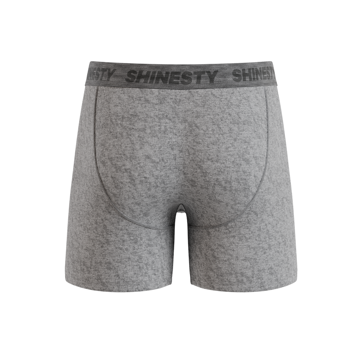 The Flintstone | Heather Grey and Black Ball Hammock® Pouch Underwear With Fly - Shinesty