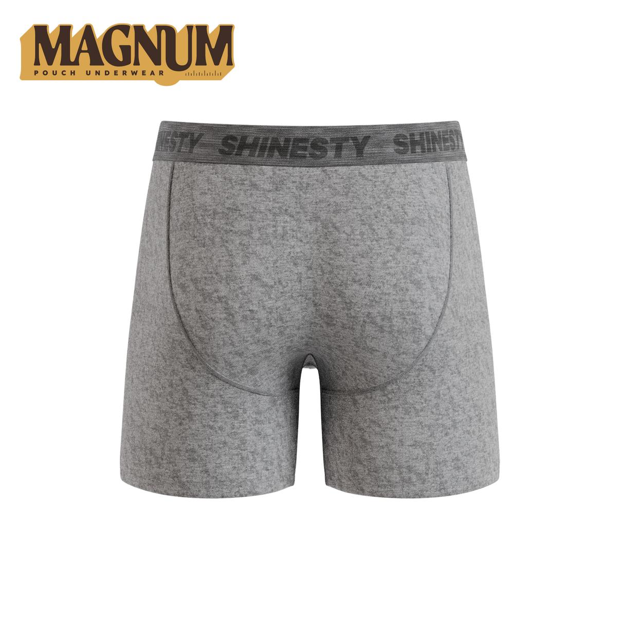 The Flintstone | Heather Grey and Black Ball Hammock® Magnum Big Pouch Underwear - Shinesty