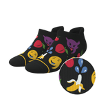 The Flirt | Emoji Heel Hammock™ Ankle Socks - Shinesty