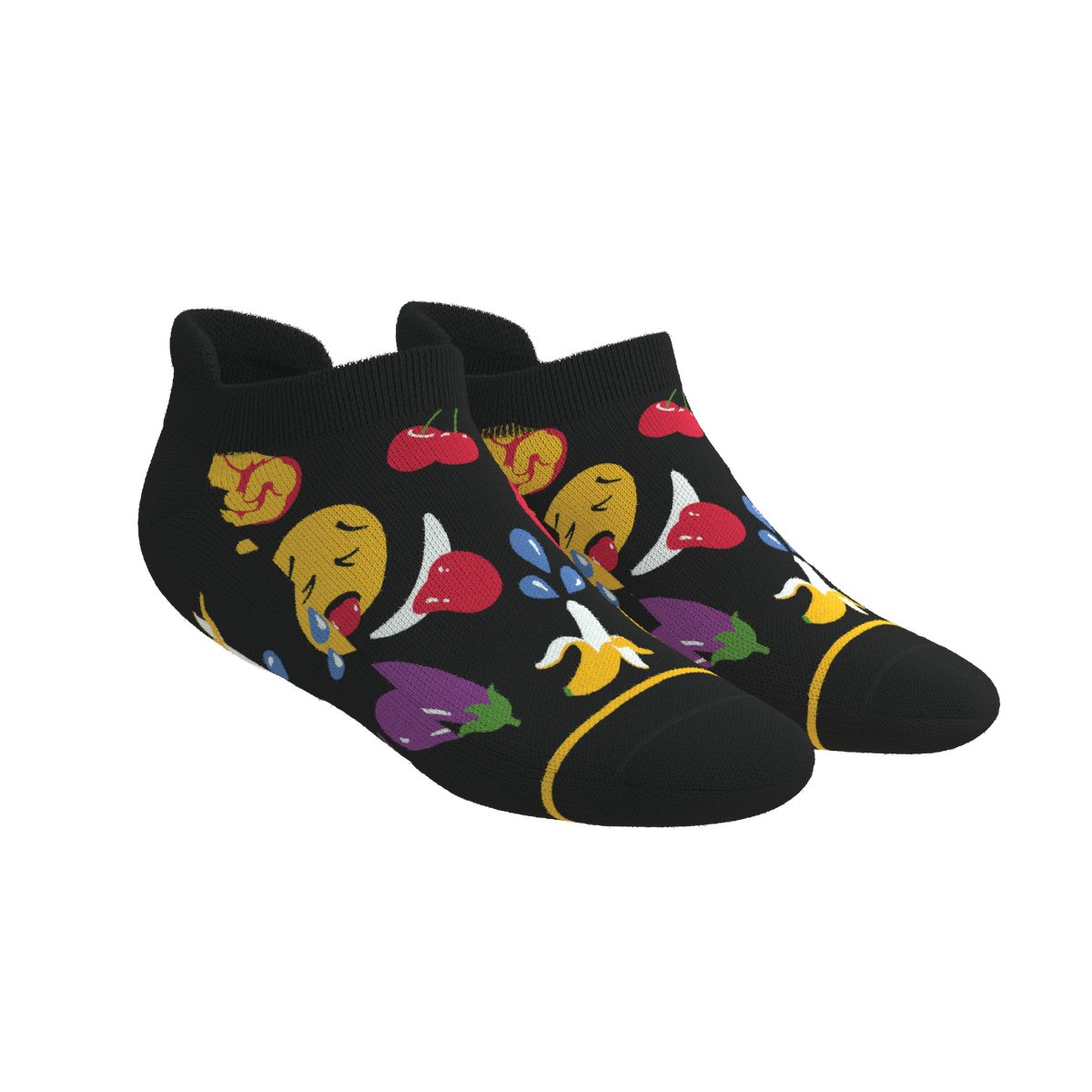 The Flirt | Emoji Heel Hammock™ Ankle Socks - Shinesty