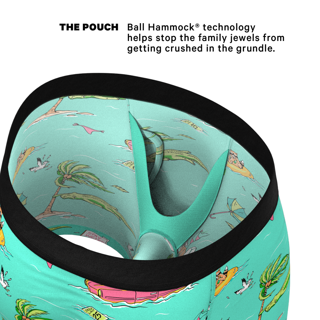 The Florida Man | Hurricane Scene Ball Hammock® Pouch Underwear With Fly - Shinesty