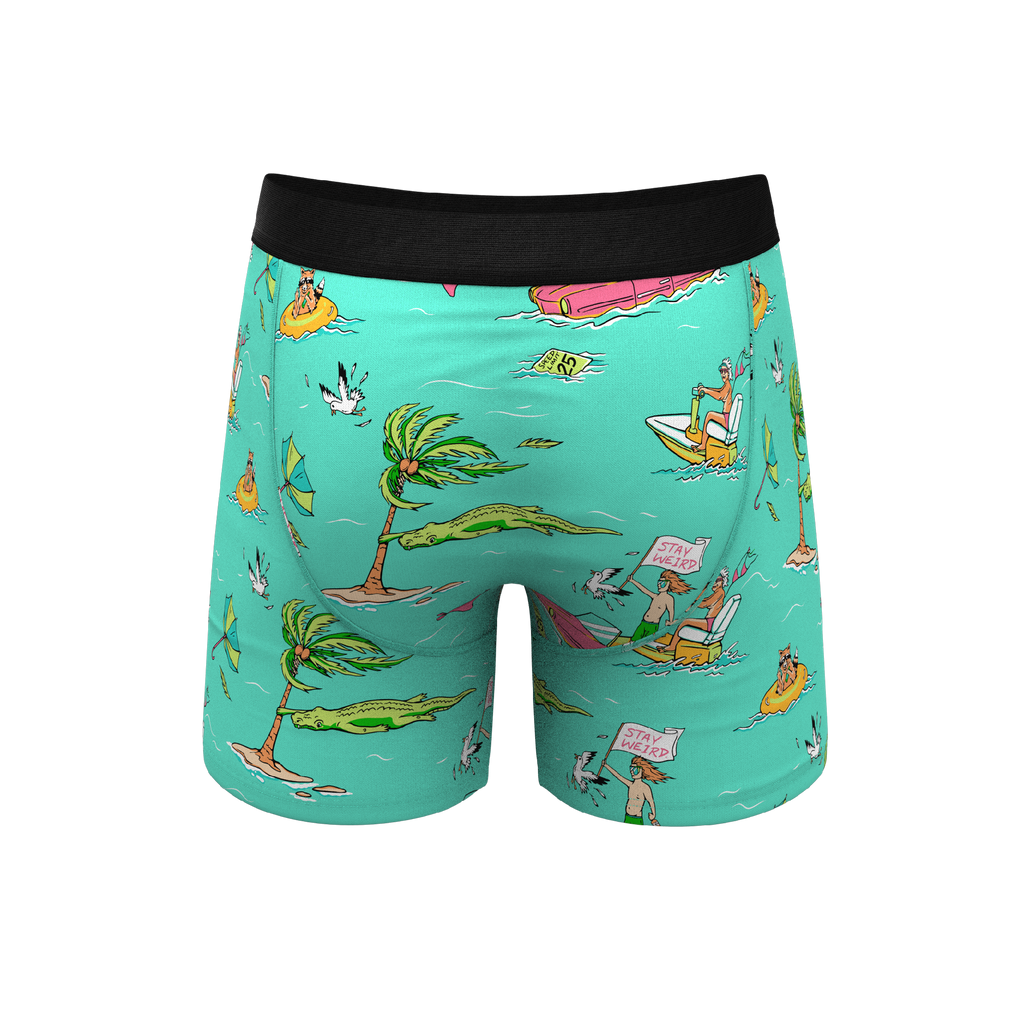 The Florida Man | Hurricane Scene Ball Hammock® Pouch Underwear With Fly - Shinesty