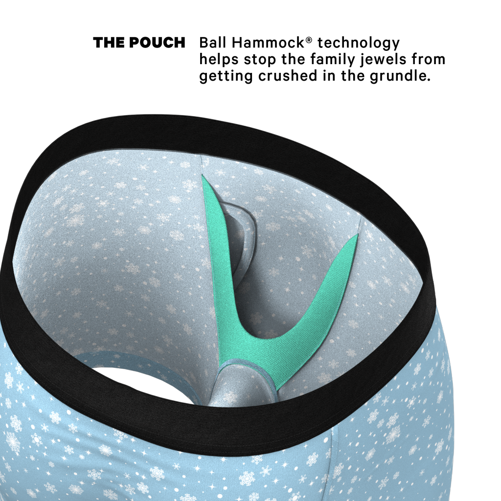 The Flurry Up | Snowman Ball Hammock® Pouch Underwear With Fly - Shinesty