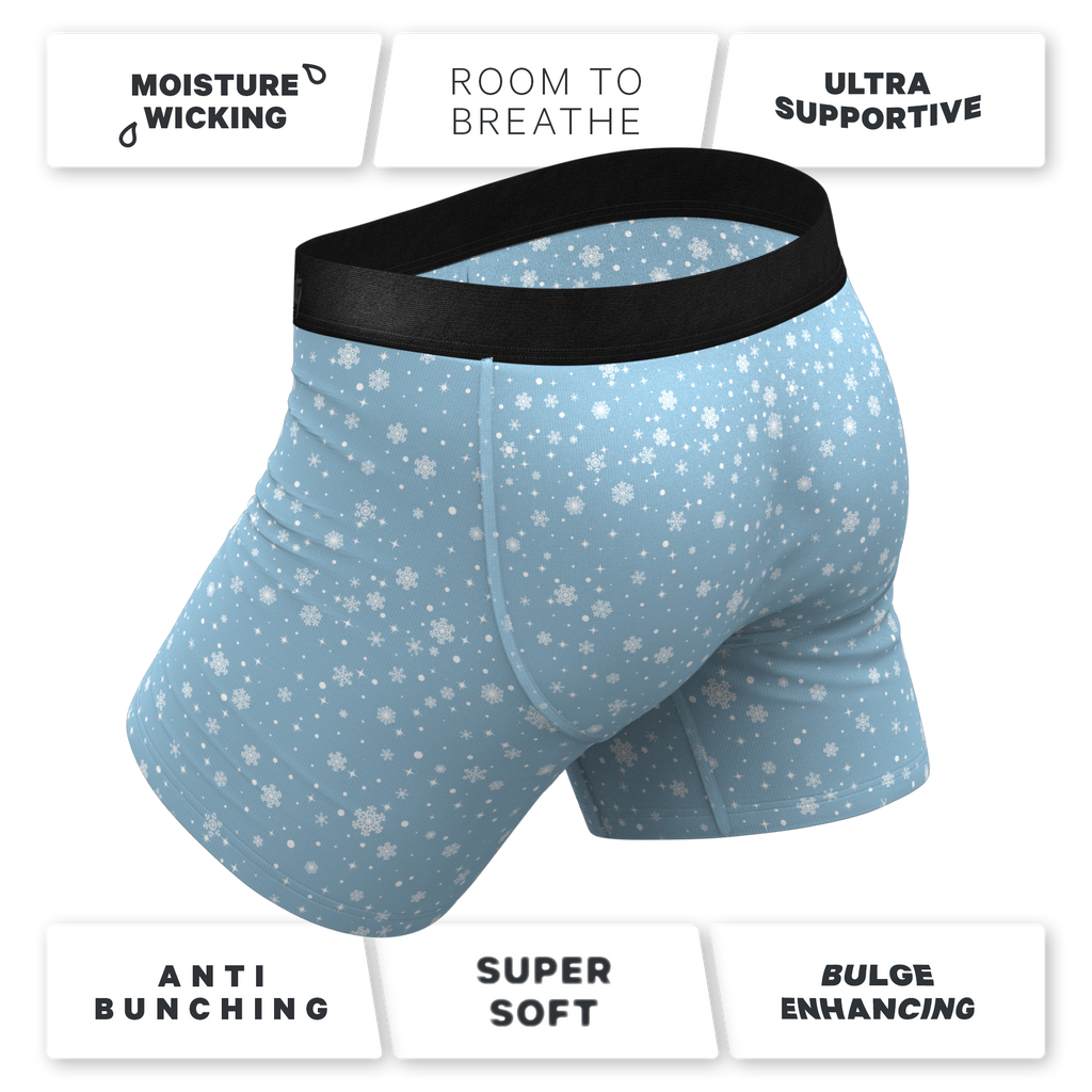 The Flurry Up | Snowman Ball Hammock® Pouch Underwear With Fly - Shinesty