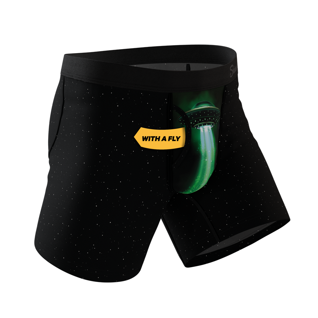 The Flying Saucer | UFO Ball Hammock® Pouch Underwear With Fly - Shinesty