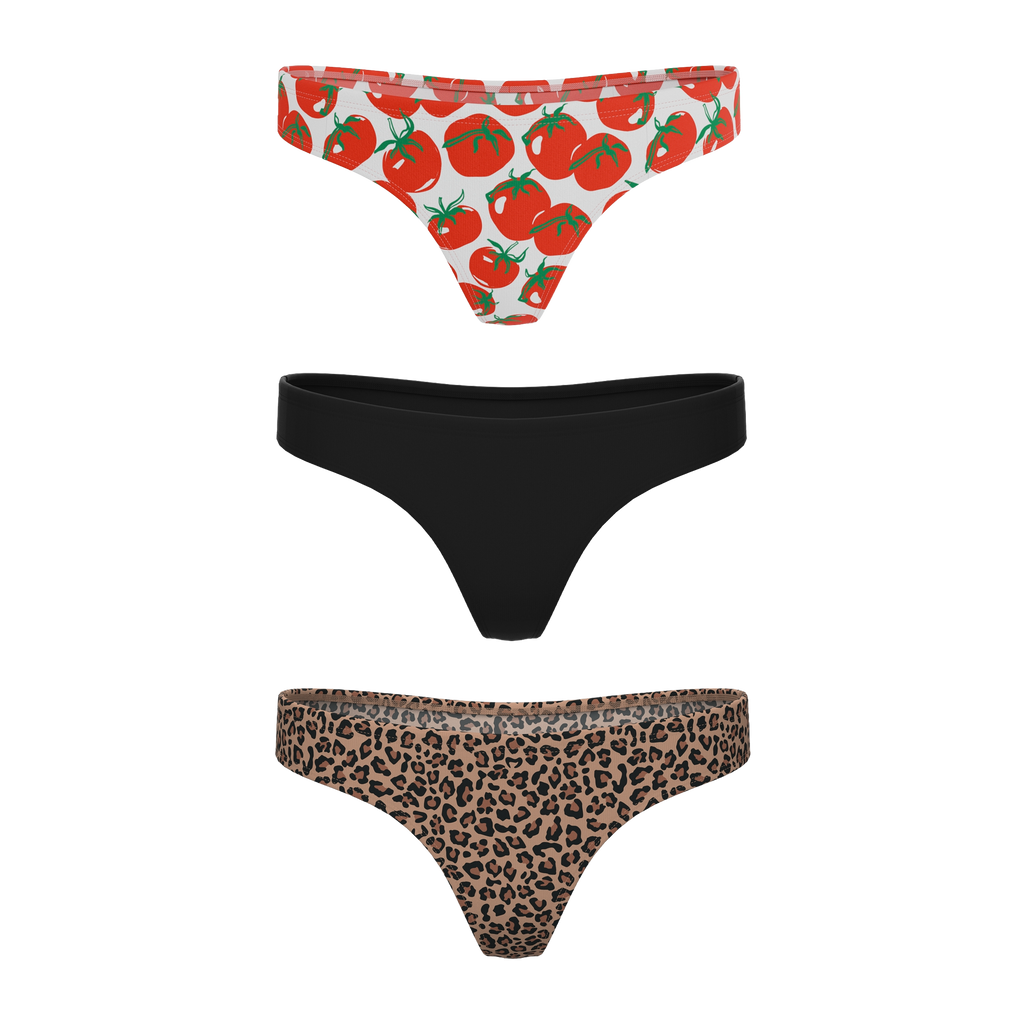 The For the Girls | MicroModal Thong 3 Pack - Shinesty